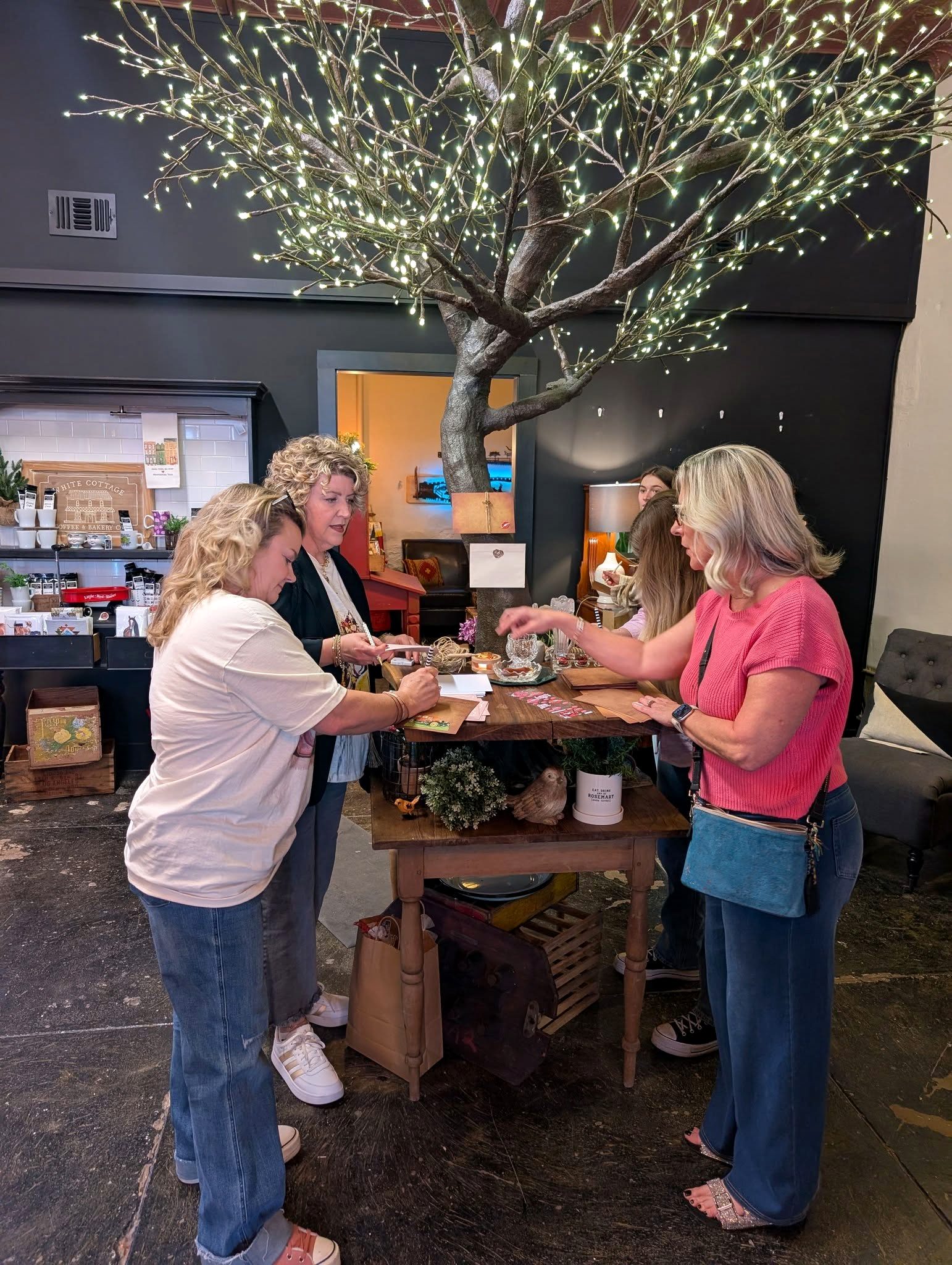 Customers browsing at an in-store event